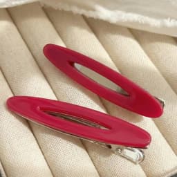 2pcs/Set Elegant Acetate Oval Hairpins Barrettes Korean Style Side Bobby Pins Bangs Hair Clip Accessories for Women And Girls