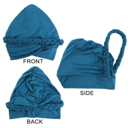 Women Muslim Braid Elastic Turban Hijab Headwrap Chemo Headscarf Hair Cover Wrap Islamic Headwear