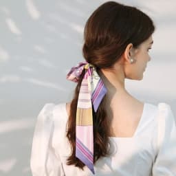 2025 New Fashion War Horse Women Silk Ribbon Scarf Handbag Handle Wrap Bag Ribbon Scarf Women Girls Head Hair Wrist Ribbon Bag