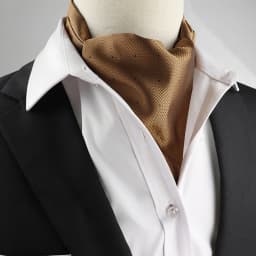 New Design Men's Ascot Scarf Necktie Fashion Paisley Dot Red Yellow Grey Cravat Business Meeting Gentleman Collar Accessory Gift