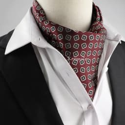 New Design Men's Ascot Scarf Necktie Fashion Paisley Dot Red Yellow Grey Cravat Business Meeting Gentleman Collar Accessory Gift