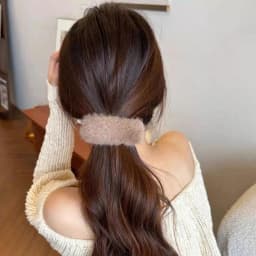 AWAYTR Simulated Plush Twist Hair Clips Acrylic Hairpin Korean Style Vintage Hairgrip for Women Elegant Hair Accessories