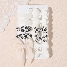 10/11Pcs 2Styles Girls Butterfly Hair Clips BB Clips Handmade Barrettes Kids Newyear Atmosphere Gifts Hair Accessories for Baby