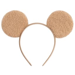 1pc Fashion Woolen Hairband Simple Solid Color Mickey Mouse Ear Headband Daily Party Theme Park Wear Women Hair Accessory