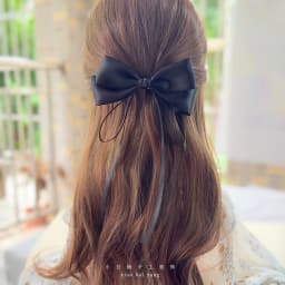 Vintage Beige Hair Bow Clip Trend Long Ribbon Hairpins Barrettes Headwear For Women Girls Accessories Wedding Jewelry Hair Ties