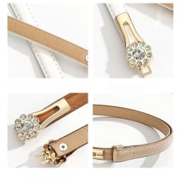 Ladies' Waist Belt, Buckle, Flower Diamond, Fine Suit Belt, Skirt, Sweater, Coat, Waist Cinching, Light Luxury Waist Chain