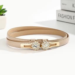 Ladies' Waist Belt, Buckle, Flower Diamond, Fine Suit Belt, Skirt, Sweater, Coat, Waist Cinching, Light Luxury Waist Chain