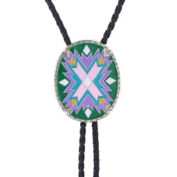 American Western Totem Bolo Tie Collar Rope Shirt Accessory Authentic Native American Style Men's Fashion Jewelry