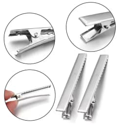 50PCS Single Prong Alligator Hair Clips Duckbill Hair Clip for Jewelry Making Hairpins Base Makeup Clips Hairpin DIY Accessories