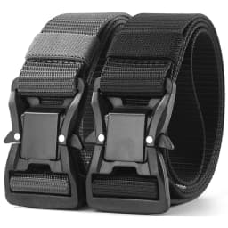 Plus Large Long Size 125 140 160 180cm Men's Belt Canvas Multi-functional Tactical Quick Release Magnetic Alloy Buckle Waistband