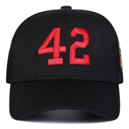 Unisex 42 Letter Embroidery Baseball Caps Spring Autumn Outdoor Adjustable Casual Hats Sunscreen Hat Sports Cap