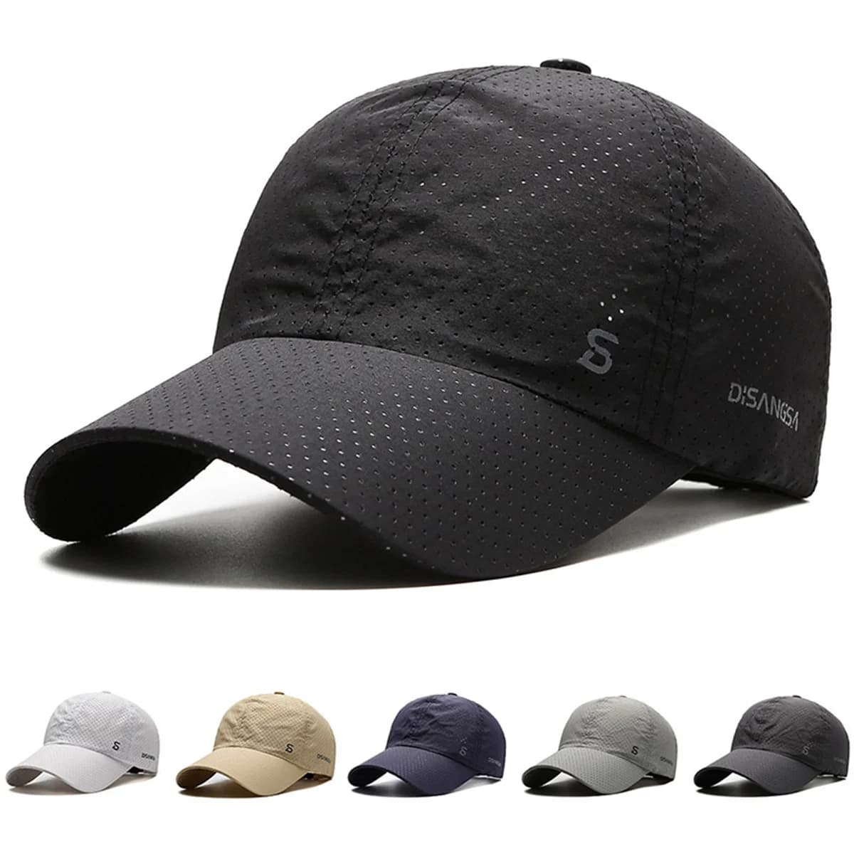 Sports design running cap thin quick-drying breathable duck tongue outdoor men's sun protection summer fishing sun visor basebal