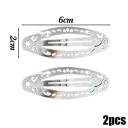 Punk Hollow Out Hairpin Y2K Vintage Geometric Hair Clips Silver Metal BB Clips Korean Barrette Gothic Girl Side Hair Accessories