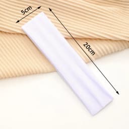 3 Pack, Solid Color Sports Sweat-Wicking Stretch Everyday Headbands for Women's Casual, Solid Color Elastic Headbands