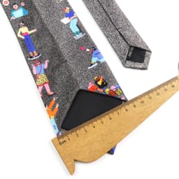 Vintage Art Oil Graffiti Print Tie Soft Touch New Design 8.5cm Imitation Silk Tie Casual Wedding Party Tie Gift Accessories