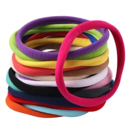 20pcs Soft Nylon Headbands Girls Women Elastic Hairbands Women DIY Headband for Flower Bows Children Kids Hair Accessories