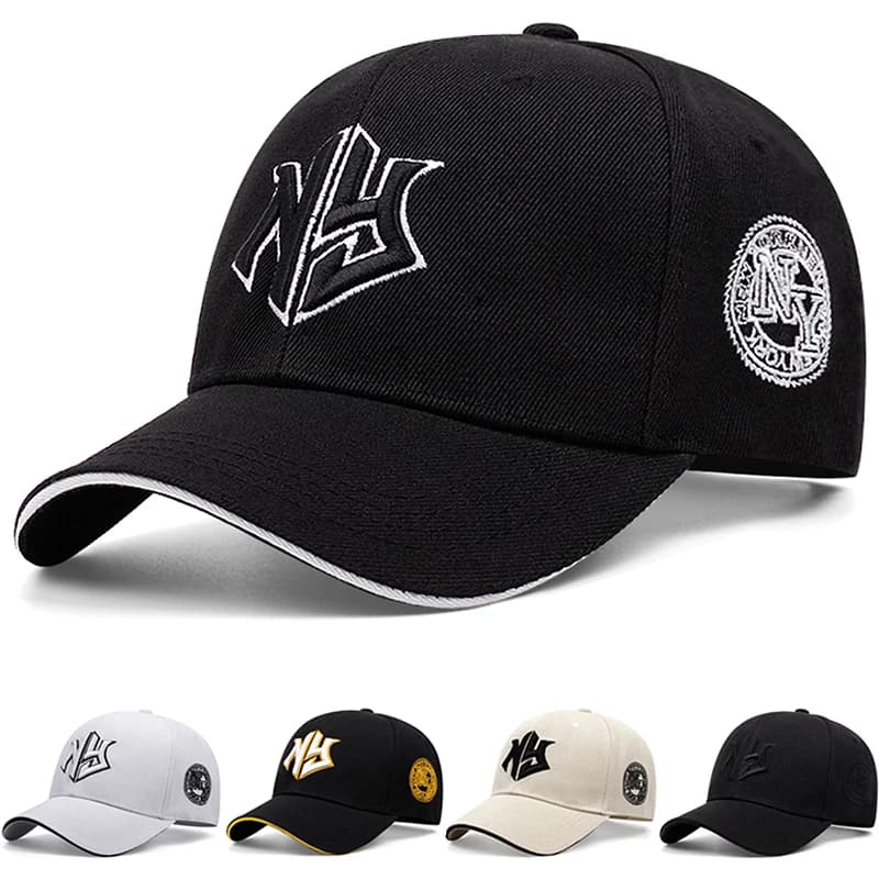 2025 Fashion and Creative New Baseball Hat NY Embroidered Street Hip Hop Skateboarding Hat Outdoor Leisure Sports Sunshade Hat