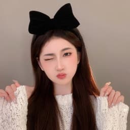 Stylish Headband with Black Bow Knot; Women's Korean Style Elegance in Hair Accessories.