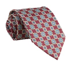 9cm Winter Style Paisley Printed Neck Ties For Men Brown Red Flower Dots Neckties Business Casual Shirt Accessories Wedding Tie