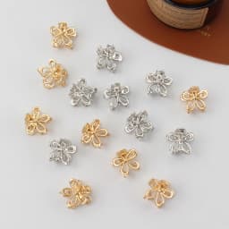 10pcs Metal Flower Hair Clip Mini Braid Hair Hairpin Small Claw Clip Women Girls Hair Accessories Headwear