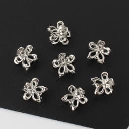 10pcs Metal Flower Hair Clip Mini Braid Hair Hairpin Small Claw Clip Women Girls Hair Accessories Headwear