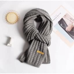 For Travel Office Warm Cashmere Scarves Neckercheif Winter Scarf Women Mens Thick Cable Knit Wrap Chunky Long Warm Scarf