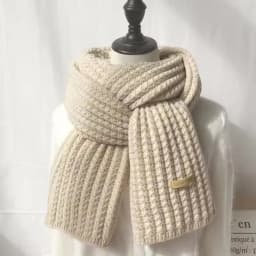 For Travel Office Warm Cashmere Scarves Neckercheif Winter Scarf Women Mens Thick Cable Knit Wrap Chunky Long Warm Scarf