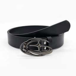 2025 Y2K Punk Hollow Waist Fake Leather Belt Fashion Gothic Accessory Buckle for Men and Women
