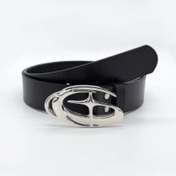 2025 Y2K Punk Hollow Waist Fake Leather Belt Fashion Gothic Accessory Buckle for Men and Women