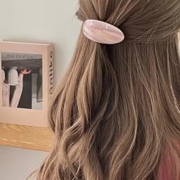 French Retro and Elegant Hair Clips - Retro Low Ponytail Clips, Oval-Shaped, Perfect for Both Casual and Formal Hairstyles