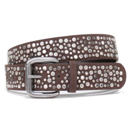 Rivet Punk Belt for Men and Women, Western Studded Belt for Jeans Pants, Faux Leather Cowgirl Cowboy Y2K Belt