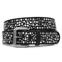 Rivet Punk Belt for Men and Women, Western Studded Belt for Jeans Pants, Faux Leather Cowgirl Cowboy Y2K Belt