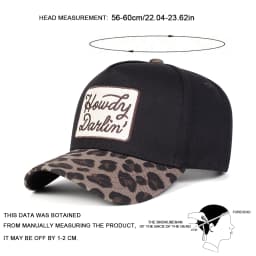 Unisex HOWDY DARLIN Letter Embroidery Baseball Caps Spring and Autumn Outdoor Adjustable Casual Hats Sunscreen Hat Sports Cap