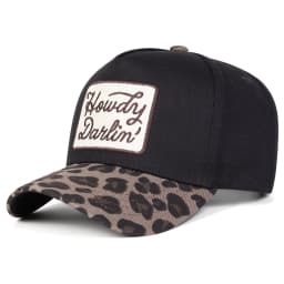 Unisex HOWDY DARLIN Letter Embroidery Baseball Caps Spring and Autumn Outdoor Adjustable Casual Hats Sunscreen Hat Sports Cap