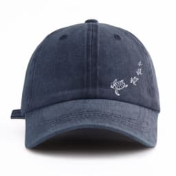 1pc Turtle Print Washed Baseball Cap for Adults,Minimalist Retro Style Casual Soft Adjustable Dad Hat,Perfect As Gift
