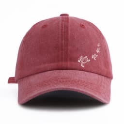 1pc Turtle Print Washed Baseball Cap for Adults,Minimalist Retro Style Casual Soft Adjustable Dad Hat,Perfect As Gift