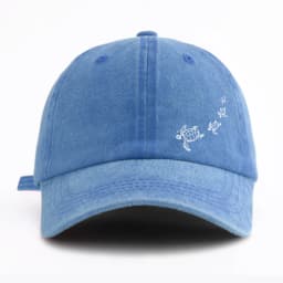 1pc Turtle Print Washed Baseball Cap for Adults,Minimalist Retro Style Casual Soft Adjustable Dad Hat,Perfect As Gift