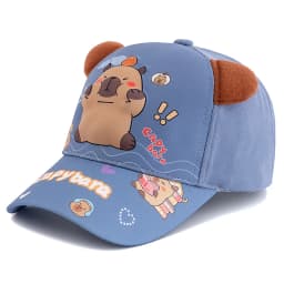 Hot Sale Children's Cartoon 3D Capybara Printed Cap Boys Girls Outdoor Sunshade Cute Kapibala Hat Lovely Kids Baseball Cap