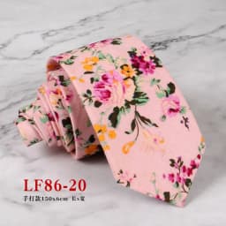 Mens Handmade Casual Flower Neckties For Men Women Floral Printed Cotton Neck Tie 6cm Narrow Soft Cravat Wedding Party Gravata