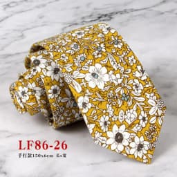 Mens Handmade Casual Flower Neckties For Men Women Floral Printed Cotton Neck Tie 6cm Narrow Soft Cravat Wedding Party Gravata