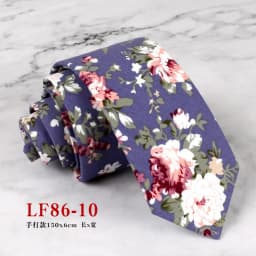 Mens Handmade Casual Flower Neckties For Men Women Floral Printed Cotton Neck Tie 6cm Narrow Soft Cravat Wedding Party Gravata