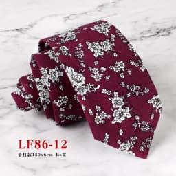 Mens Handmade Casual Flower Neckties For Men Women Floral Printed Cotton Neck Tie 6cm Narrow Soft Cravat Wedding Party Gravata