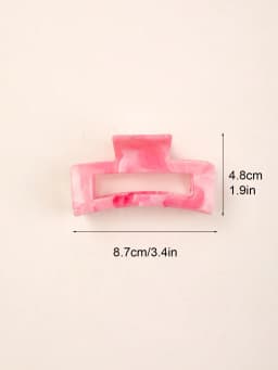 2 Pcs Large Marble Hair Claw Clips for Women Thick Hair White Banana Hair Clips Ripple Jaw Clips Strong Hold Hair Accessories
