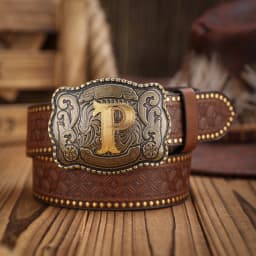 A Western-Style PU Leather Belt for Both Men and Women, A Classic and Casual Retro Belt