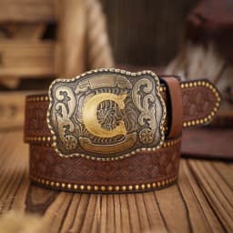 A Western-Style PU Leather Belt for Both Men and Women, A Classic and Casual Retro Belt