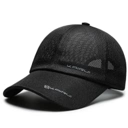 KAIRUI Breathable Full Mesh Hat Men's Trendy Baseball Hat Hip Hop Hat Women's Outdoor Leisure Sports Sunshade Hat Decorative Hat