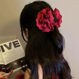 1 Pcs Ladies' Hair Claws Flower Sweet Fashionable Elegant Gentle Hair Grabs Simple Versatile Korean Hair Accessories For Girl