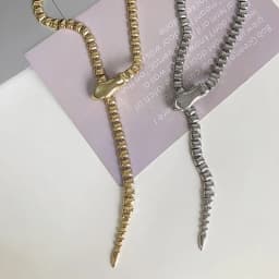 Retro Simple Metal Snake Waist Chain Personality Adjustable Chain Belt Dress Pants Waist Decoration Accessories
