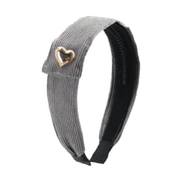 A5  Fashion Cordury Gold button Flat Band Large Hair headband Baby Mini clip Kids School Hair Accessories hairband
