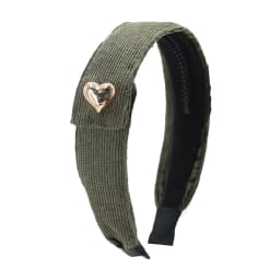 A5  Fashion Cordury Gold button Flat Band Large Hair headband Baby Mini clip Kids School Hair Accessories hairband